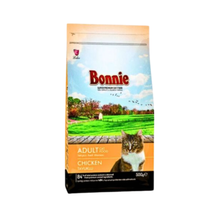 Bonnie Adult Cat Food Chicken 500g